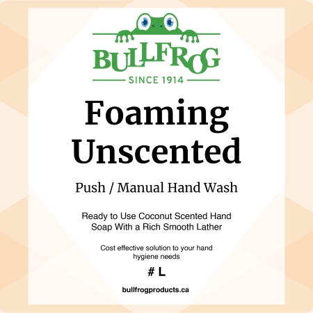 Foaming Unscented Push front label image